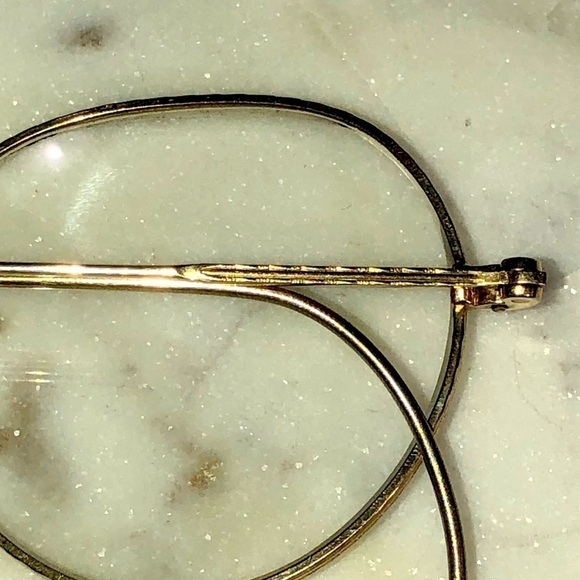 VTG American Optical AO ‘Vesta’ Rolled Plate Gold Fill Wire Frames Eyeglasses - Picture 5 of 13